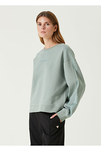 LES BENJAMINS Yeşil Logo Baskılı Sweatshirt