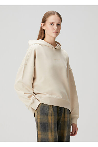 LES BENJAMINS Bej Kapüşonlu Sweatshirt