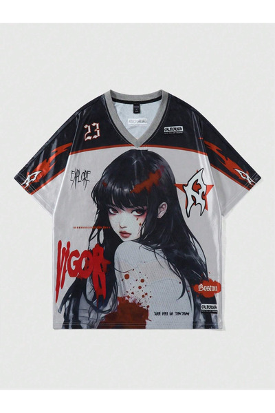 Touz Moda Μπλουζάκι Τζέρσεϊ Gothic 23 California