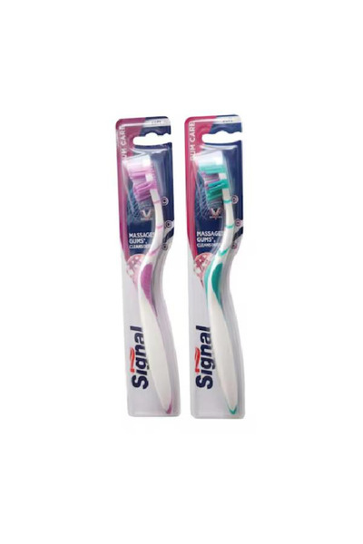 Signal Signal Toothbrush in Action 1+1 Gum Care Soft