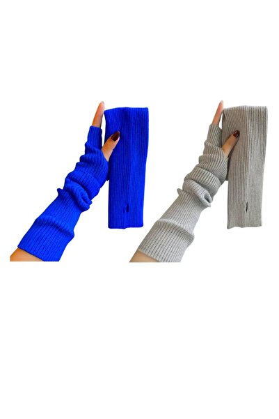 ALDAYER 2 τεμάχια πλεκτά μανίκια με κορδόνια