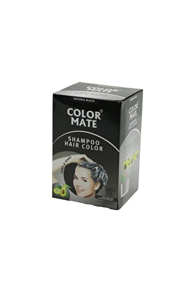 Go İthalat Color Mate 10Pcs Black Hair Dye Shampoo (4887) Mchd-Rsgo34