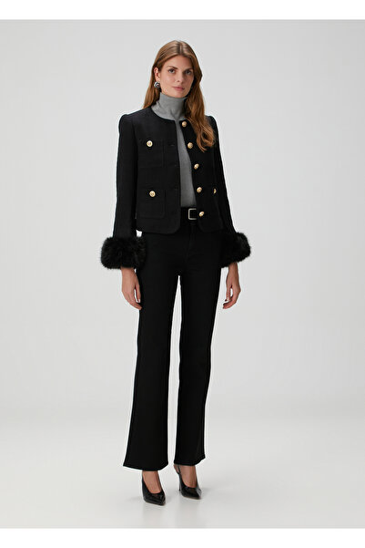 Self Portrait Siyah Tweed Ceket