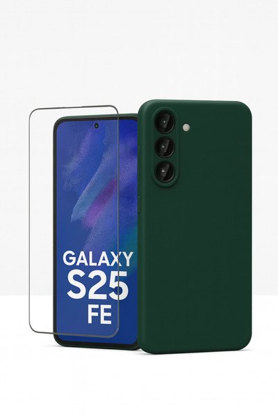 Hatreds Samsung Galaxy S25 FE Kılıf İçi Süet Soft Renkli Silikon Kapak + Tam ...