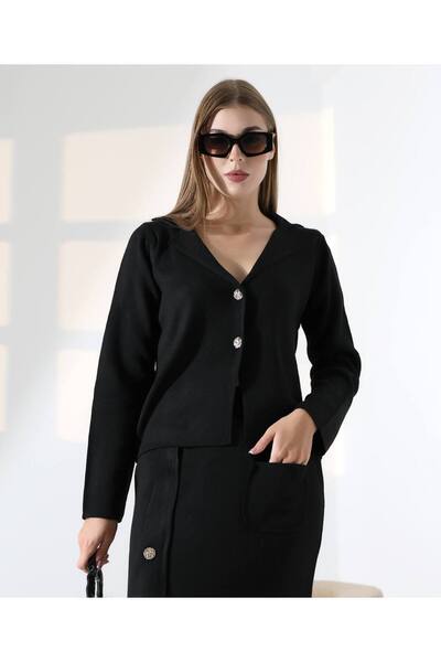 GİYSİ DÜNYASI 57 Knitwear Fabric Shirt Skirt 2-Piece Set