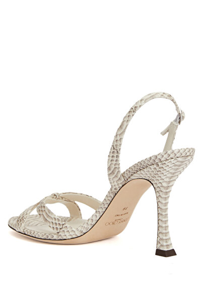 Jimmy Choo Elsy Ekru Kadın Deri Sandalet
