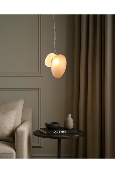 Cristalin Aydınlatma Buzz Tekli Sarkıt Bal&Beyaz