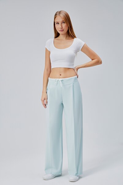 HANIMCA GİYİM ДАМСКИ ПАНТАЛОНИ С ТАЛИЯ ОТ ПЛАТ, СТРАНИЧНИ ДЖОБОВЕ, УДОБНА КРО...