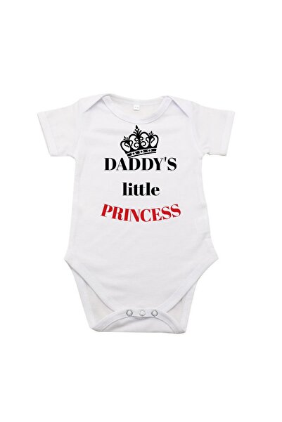 Body personalized white,, Little PRINCESS" 9-12 months