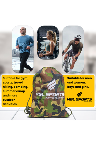 MGL SPORTS Sports Bag Camo GYM-Fitness-Cycling- All Type-MGL SPORTS