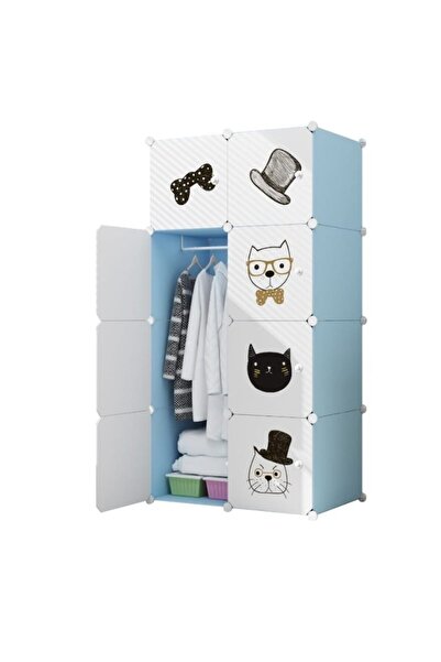 OEM Dulap Camera Copii, Polipropilena, 5 Compartimente + 1 Umeras, 75 x 47 x ...