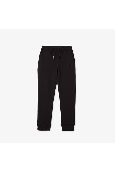 Calvin Klein Monogram Mini Badge Çocuk Siyah Eşofman Altı