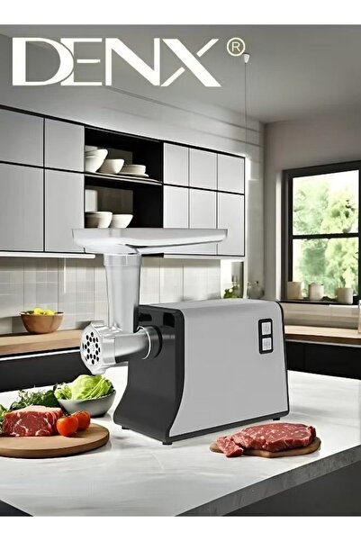 Bonjour Meat Grinder, Electric Meat Grinder with Stainless Steel Blade, 1200W, Silver