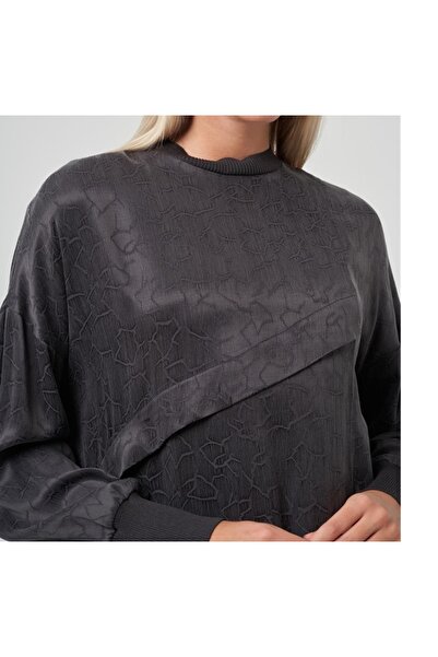 Nuss 3003 Cross Piping Detail Jacquard Tunic