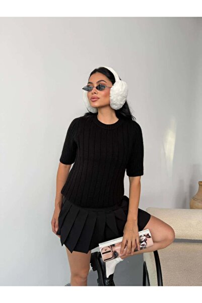 Pulli Collection Kalın Örgü Oversize Triko Kazak