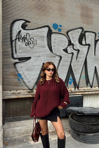 ALVOR Πλεκτό πουλόβερ με λαιμόκοψη ποδηλάτου Σελανίκ