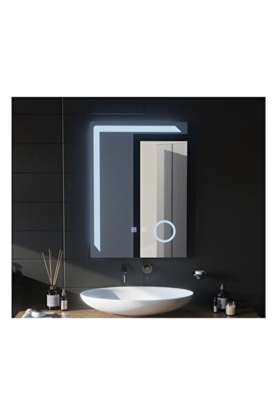 OPTIM DEKO Oglindă de baie cu LED, tactilă și sistem de dezaburire, reglabilă...