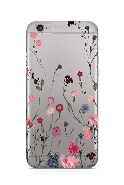 Elorakılıf Iphone 6 PLUS / 6S PLUS Uyumlu Baskılı Yumuşak Silikon Şeffaf Tele...