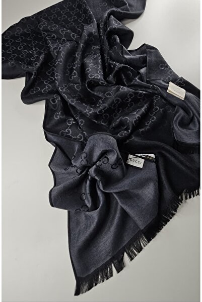 Webinay Home G Tema Çift Taraflı Dokulu Yün İpek Şal Premium Silk Scarfs Shawl Hijab