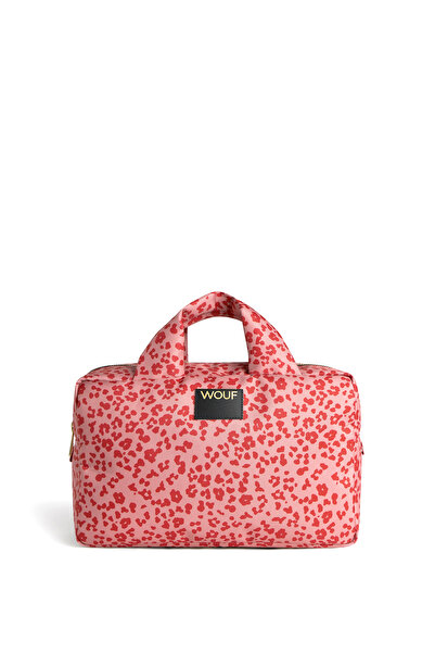 Wouf Roar Kırmızı Pembe Large Makyaj Çantası