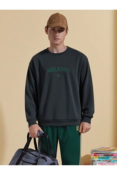 OVER HEAD Ανδρικό φούτερ Milano 96 με τύπωμα Oversize Cycling Jacket