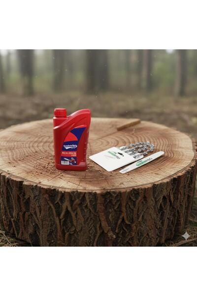 Echo 2511 TES Testere Kılavuzu,1 Lt Yağ Ve Zincir