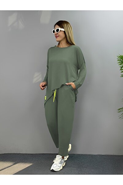 Wear Up Women's Two Thread Viscose Cotton Fabric Double Set with Crest Detail