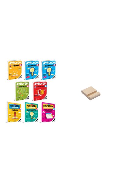 Arı Yayıncılık 4. Sınıf Atölyem Yeni Nesil Sorular Haftalık Değerlendir Tüm D...
