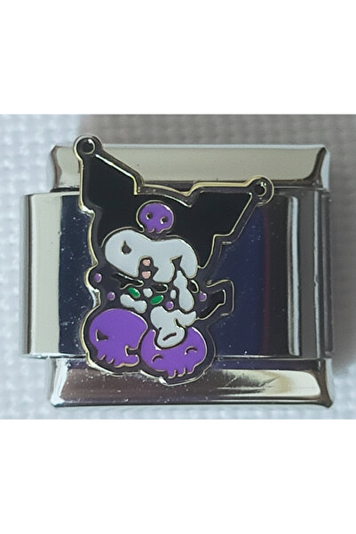 SATIYU BUTİK Cute Cartoon Character Stainless Steel Italian Bracelet Charm Co...