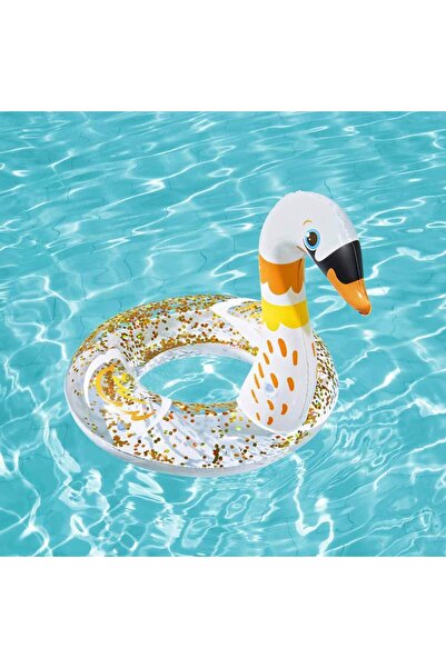 BESTWAY Glitter Swan Life Buoy 61 cm