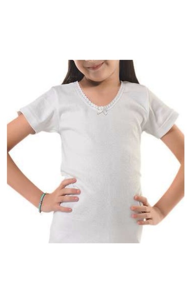 NightLove قميص داخلي بنصف كم للفتيات من أوزتاش 4022-A