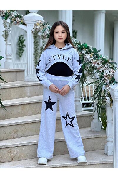 KOKOŞ BEBEK Star Style Girl's 3-Piece Set - Age 3/12 - 31517