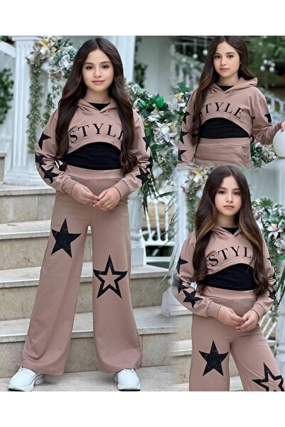 KOKOŞ BEBEK Star Style Girl's 3-Piece Set - Age 3/12 - 31517