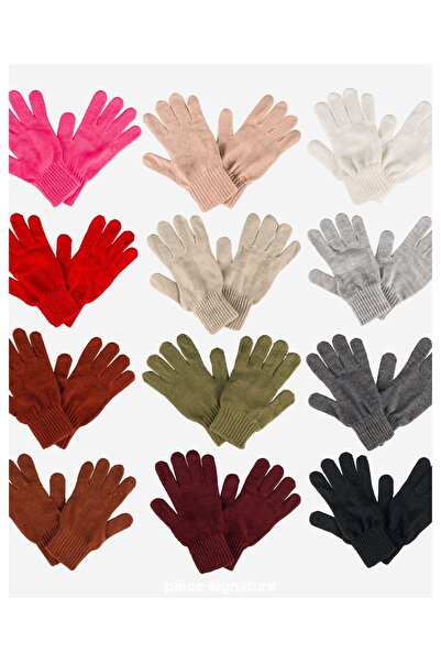 PIECE SIGNATURE Fashion, Winter Autumn Knitted Gloves, Full Finger Cycling Driving Gloves (for Outdoor Sports Activities)