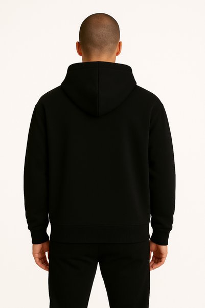 motorsport Elliptical Logo Black Basic Sweatshirt Hoodie