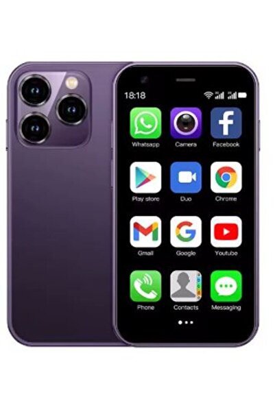 SOYES Clearance - Small Phone, XS15, 3.0-inch Screen, Smartphone, 16GB Memory. - Purple, Last Quantity