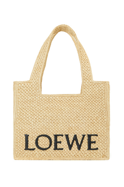Loewe Medium Naturel Kadın Rafya Plaj Çantası