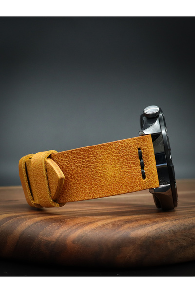 North's Nature حزام ساعة من الجلد الطبيعي مقاس 22 ملم |   الحرف اليدوية |   خ...