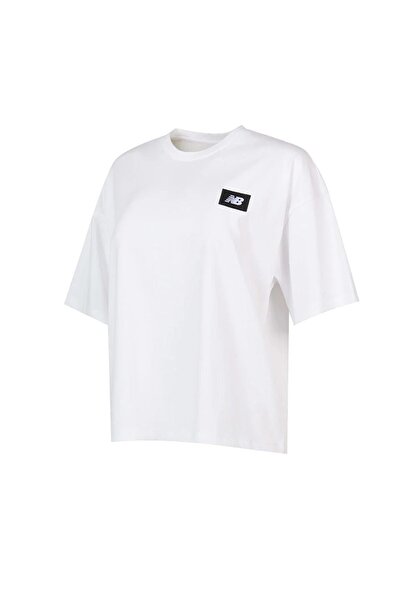 New Balance Lifestyle WNT1520-WT Beyaz Kadın Tişört