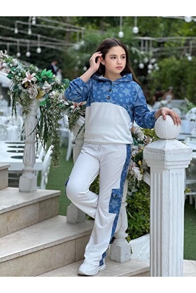 KOKOŞ BEBEK Denim Star Style Girl's 2-Piece Set - Age 3/12 - 31518