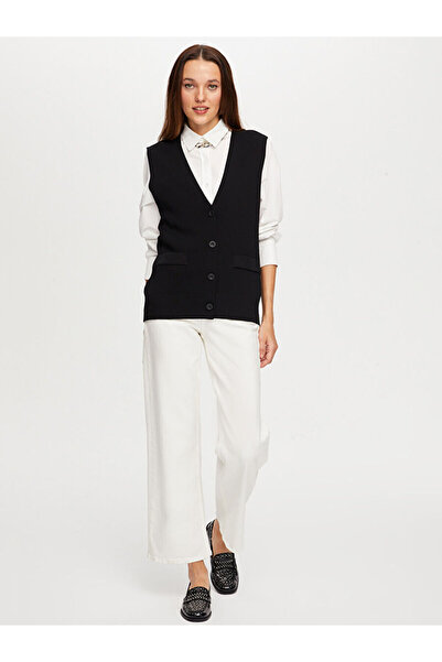 Faik Sönmez Triko Yelek Hırka W26TRH011