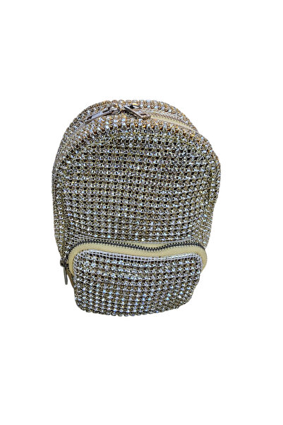 OUEEN ELİZABETH Crystal Stone'' Mini Size'' Backpack