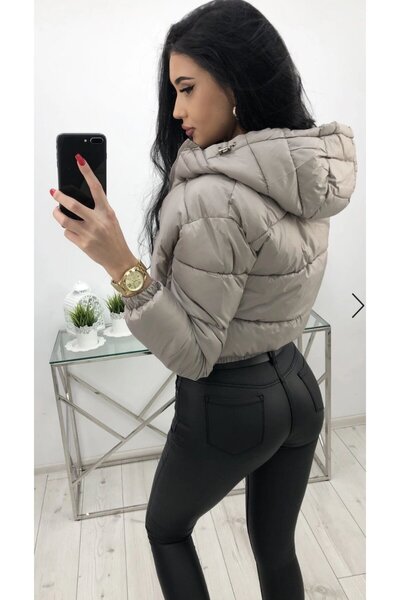 AndraRose Styles 2-sided jacket - Beige + Animal Print - C20759S