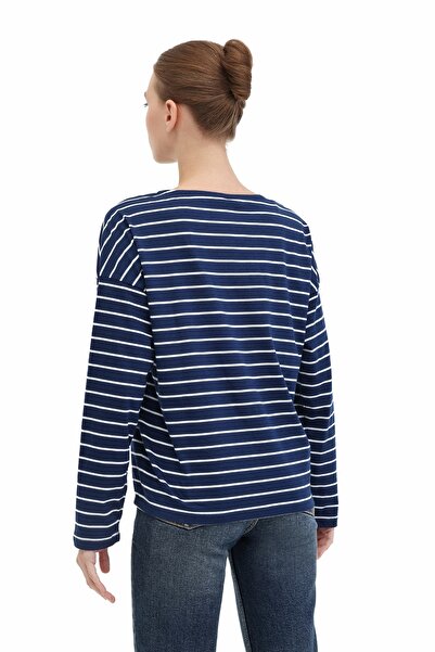 Kinetix WB 14BERRA 5PR Синя жіноча футболка з довгими рукавами