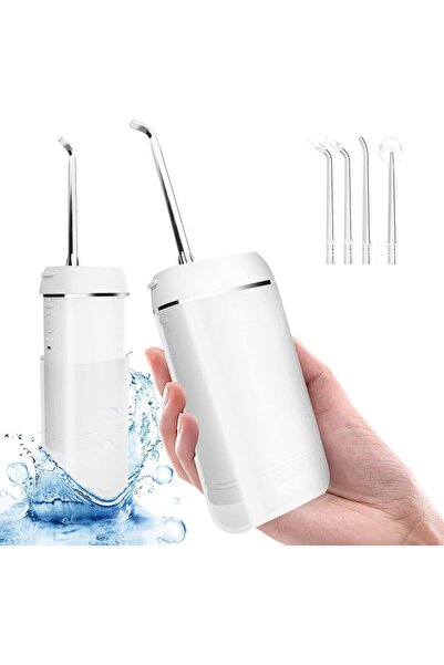 ibsun جهاز تنظيف الأسنان بالماء لاسلكي صغير محمول منظف أسنان المياه بالري عن طريق الفم خزان مياه تلسكوبي.