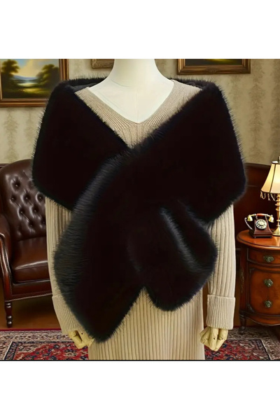 laviyonsa Σχεδιαστικό γούνινο σάλι ώμου Etol