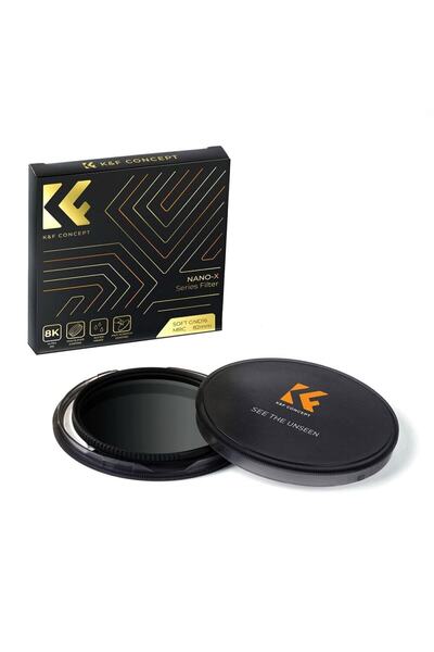 K&F CONCEPT Filtru gradual ND 0.9 (ND8) MRC NANO-X 49mm cu tratament hidrofob...