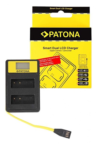 Patona Smart Dual LCD USB Charger for Panasonic DMW-BLG10 CSBLG10MC CS-BLG10M...