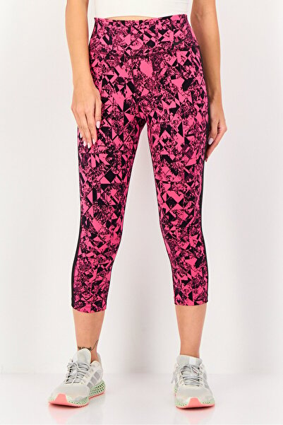 Nike بنطال كابري ضيق للتدريب بشعار العلامة التجارية للنساء، متعدد الألوان