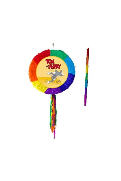 OEM Pinata Tom si Jerry + Bata, Diametru 42 cm
